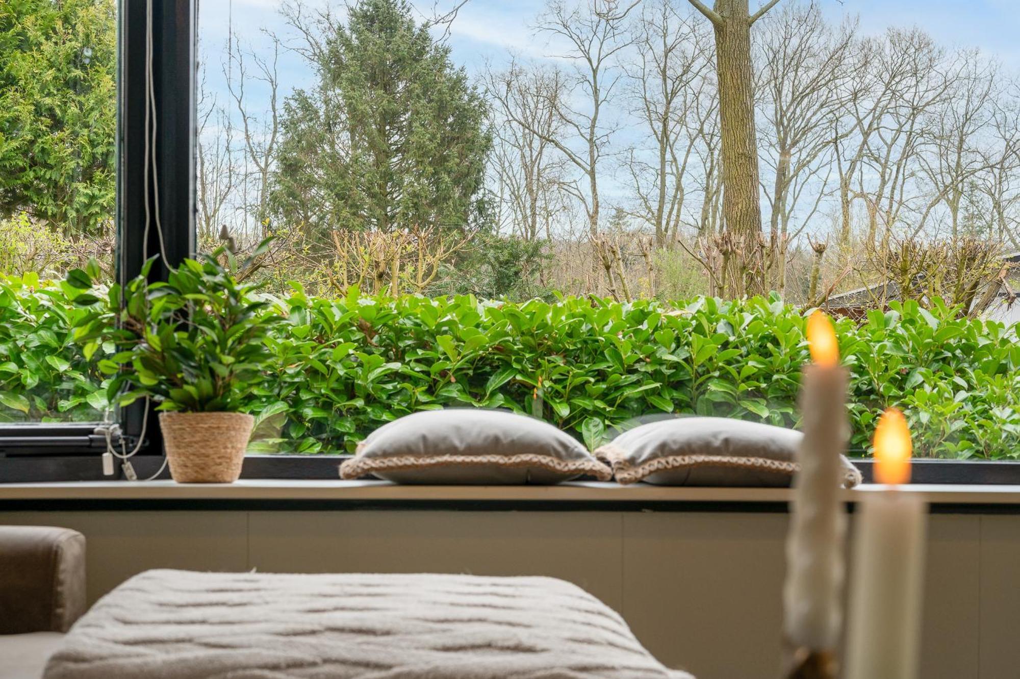 Hotel Chique Chalet Met Zicht Over De Weilanden Op De Veluwe Epe Dış mekan fotoğraf